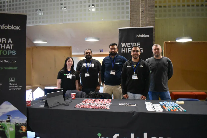 Infoblox booth