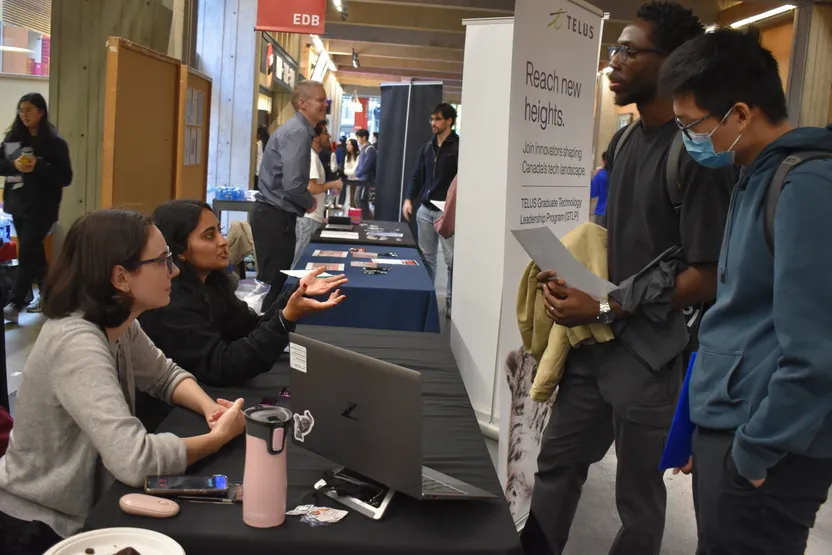 Telus discussion with students